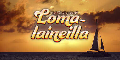 Heinäkalenteri - Lomalaineilla